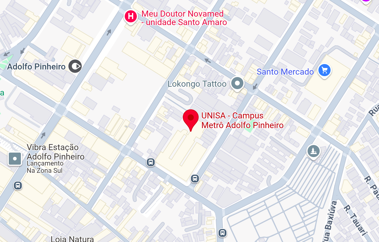 Mapa do local do evento